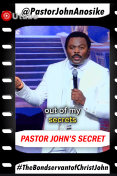 Pastor John Anosike finally shared his secret formula