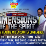 John Anosike Miracle Conference Coming to Sydney Australia 8 - 10 May 2024