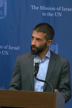 Son of Hamas Co-Founder Denounces Group at UN Exposes 'Savage Indoctrination of Palestinian Kids Utube Media