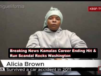 Breaking News Kamalas Career Ending Hit & Run Scandal Rocks Washington